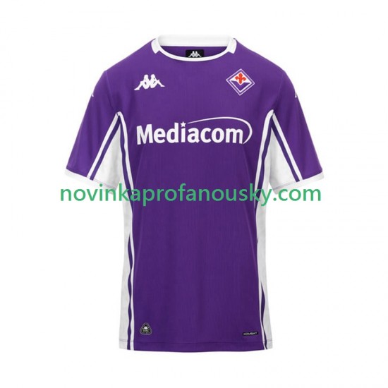 ACF Fiorentina Dres Domácí Fotbalové Dresy pro Muže 2025-2026 Krátký rukáv