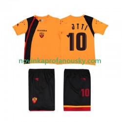 AS Řím Dres TOTTI 10 2005- Retro Domácí Fotbalové Dresy pro Děti 2006 Krátký rukáv