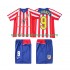 Atlético Madrid Dres F TORRES 9 2005 Retro Domácí Fotbalové Dresy pro Děti 2004 Krátký rukáv
