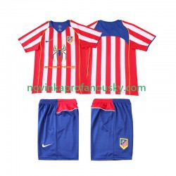 Atlético Madrid Dres 2005 Retro Domácí Fotbalové Dresy pro Děti 2004 Krátký rukáv
