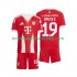 FC Bayern Mnichov Dres Alphonso Davies 19 Domácí Fotbalové Dresy pro Děti 2025-2026 Krátký rukáv