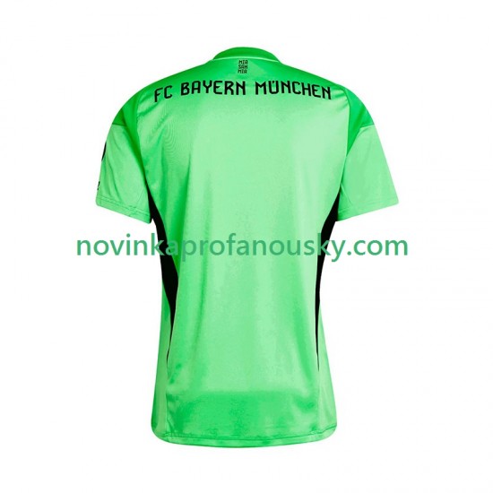 FC Bayern Mnichov Dres Brankářské Domácí Fotbalové Dresy pro Muže 2025-2026 Krátký rukáv