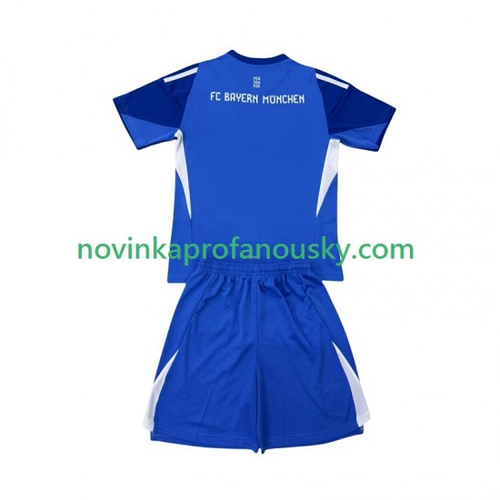 FC Bayern Mnichov Dres Brankářské Venkovní Fotbalové Dresy pro Děti 2025-2026 Krátký rukáv