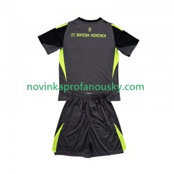 FC Bayern Mnichov Dres Brankářské Alternativní Fotbalové Dresy pro Děti 2025-2026 Krátký rukáv