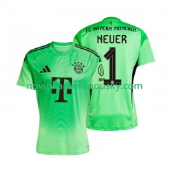 FC Bayern Mnichov Dres Manuel Neuer 1 Brankářské Domácí Fotbalové Dresy pro Muže 2025-2026 Krátký rukáv