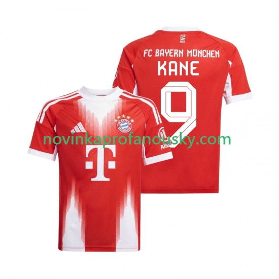 FC Bayern Mnichov Dres Harry Kane 9 Domácí Fotbalové Dresy pro Muže 2025-2026 Krátký rukáv