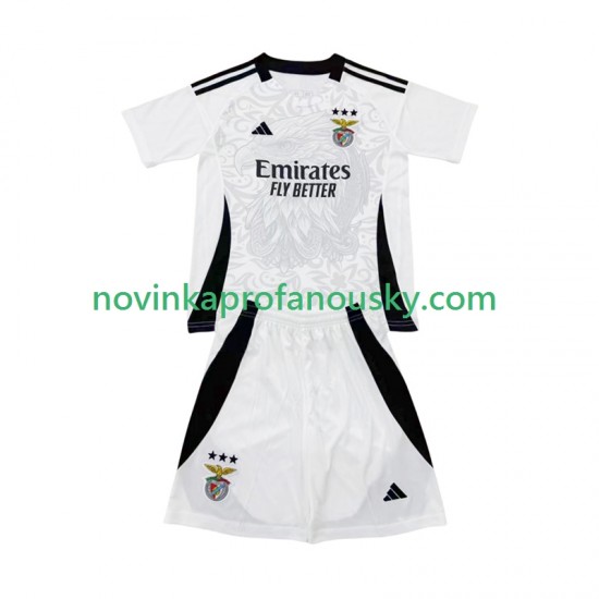 Benfica Dres Special Domácí Fotbalové Dresy pro Děti 2025 Krátký rukáv