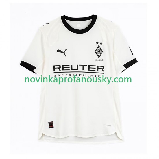 Rusko Dres Bo Monchengladbach Domácí Fotbalové Dresy pro Muže 2025-2026 Krátký rukáv