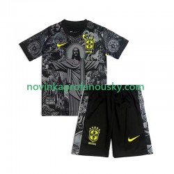 Brazílie Cheist the Redeemer Football Shirts Domácí Fotbalové Dresy pro Děti 2024 Krátký rukáv