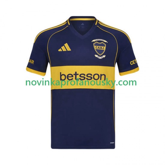 CA Boca Juniors Dres Domácí Fotbalové Dresy pro Muže 2025-2026 Krátký rukáv