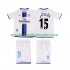 Chelsea Dres DROGBA 15 2003 Retro Venkovní Fotbalové Dresy pro Děti Krátký rukáv