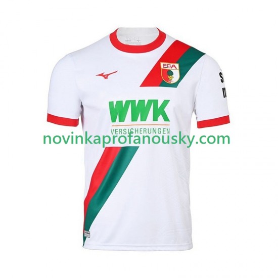 Dres FC Augsburg Domácí Fotbalové Dresy pro Muže 2025-2026 Krátký rukáv