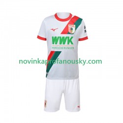 Dres FC Augsburg Domácí Fotbalové Dresy pro Děti 2025-2026 Krátký rukáv
