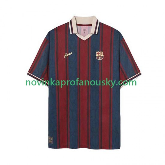 FC Barcelona Dres 125th Anniversary Domácí Fotbalové Dresy pro Muže 2025-2026 Krátký rukáv