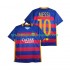 FC Barcelona Dres Lionel Messi 10 2015-2016 Retro Domácí Fotbalové Dresy pro Muže Krátký rukáv