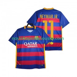 FC Barcelona Dres Neymar JR 11 2015-2016 Retro Domácí Fotbalové Dresy pro Muže Krátký rukáv
