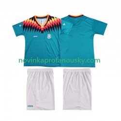 Německo Dres Retro Venkovní Fotbalové Dresy pro Děti 1994 Krátký rukáv