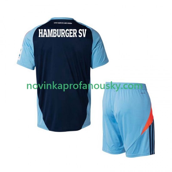 Hamburger SV Dres Special Domácí Fotbalové Dresy pro Děti 2025-2026 Krátký rukáv