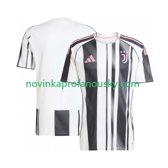 Juventus Dres Domácí Fotbalové Dresy pro Muže 2025-2026 Krátký rukáv
