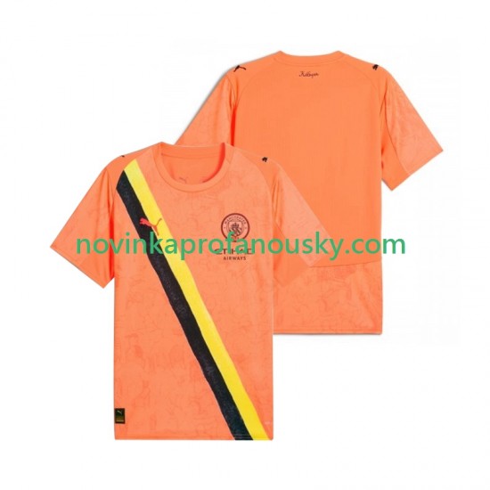 Manchester City Dres UPER Brankářské Domácí Fotbalové Dresy pro Muže pro Děti 2025-2026 Krátký rukáv