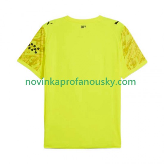 Manchester City Dres Brankářské Alternativní Fotbalové Dresy pro Muže 2025-2026 Krátký rukáv