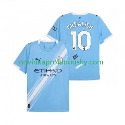 Manchester City Dres Jack Grealish 10 Domácí Fotbalové Dresy pro Muže 2025-2026 Krátký rukáv