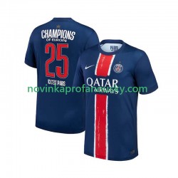 Paris Saint-Germain Dres Champion Domácí Fotbalové Dresy pro Muže 2024-2025 Krátký rukáv