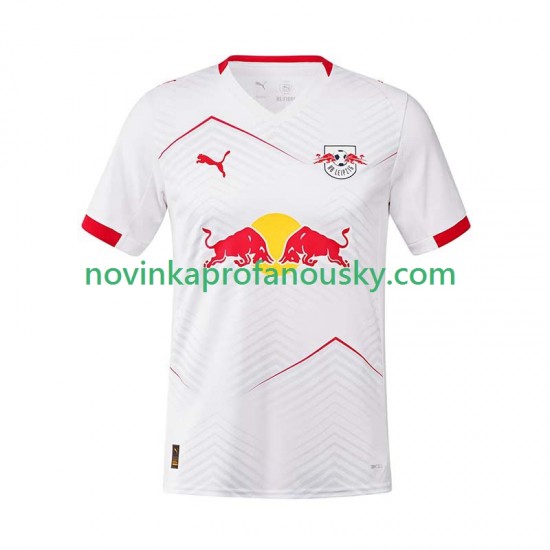 RB Leipzig Dres Domácí Fotbalové Dresy pro Muže 2025-2026 Krátký rukáv