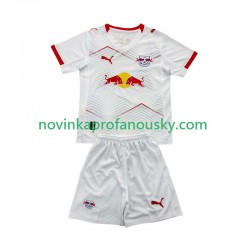 RB Leipzig Dres Domácí Fotbalové Dresy pro Děti 2025-2026 Krátký rukáv