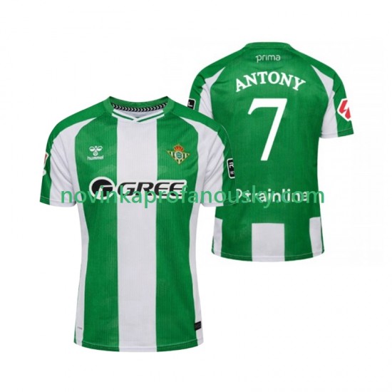 Real Betis Dres Antony 7 Domácí Fotbalové Dresy pro Muže 2025-2026 Krátký rukáv