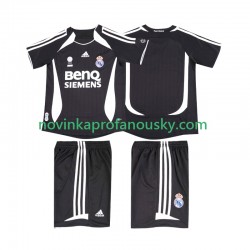 Real Madrid Dres 2007 Retro Venkovní Fotbalové Dresy pro Děti 2006 Krátký rukáv