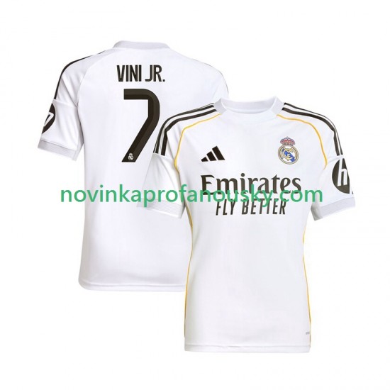 Real Madrid Dres Vinicius Junior 7 Domácí Fotbalové Dresy pro Muže 2025-2026 Krátký rukáv