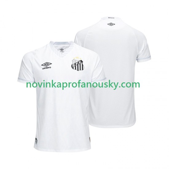 Santos FC Dres Domácí Fotbalové Dresy pro Muže 2024 Krátký rukáv