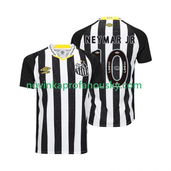 Santos FC Dres NEYMAR JR 10 Venkovní Fotbalové Dresy pro Muže 2025-2026 Krátký rukáv