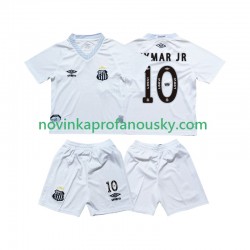 Santos FC Dres Neymar JR 10 Domácí Fotbalové Dresy pro Děti 2025-2026 Krátký rukáv