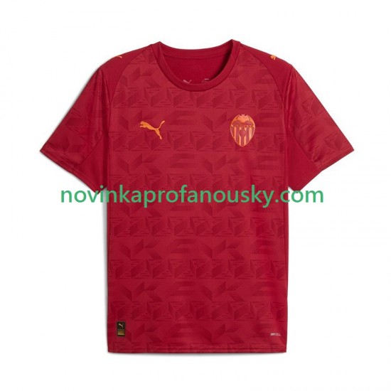 Valencia CF Dres Venkovní Fotbalové Dresy pro Muže 2025-2026 Krátký rukáv