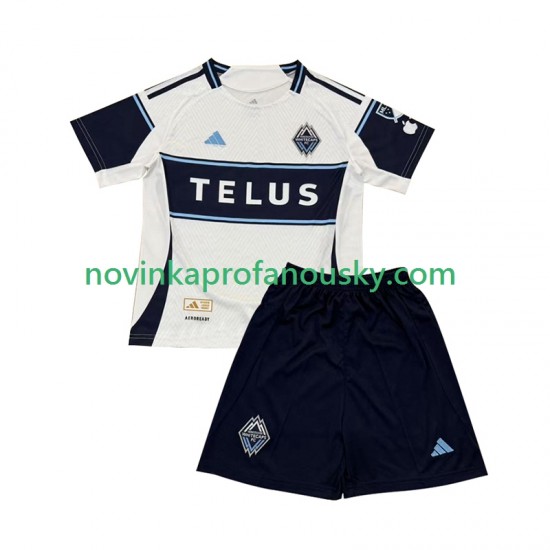 Vancouver Whitecaps Dres Venkovní Fotbalové Dresy pro Děti 2025 Krátký rukáv