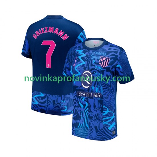 Atlético Madrid Dres Antoine Griezmann 7 Alternativní Fotbalové Dresy pro Muže 2024-2025 Krátký rukáv