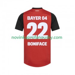 Bayer 04 Leverkusen Dres Victor Boniface 22 Domácí Fotbalové Dresy pro Muže 2024-2025 Krátký rukáv