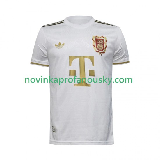 FC Bayern Mnichov Dres 125th Anniversary Venkovní Fotbalové Dresy pro Muže 2024-2025 Krátký rukáv