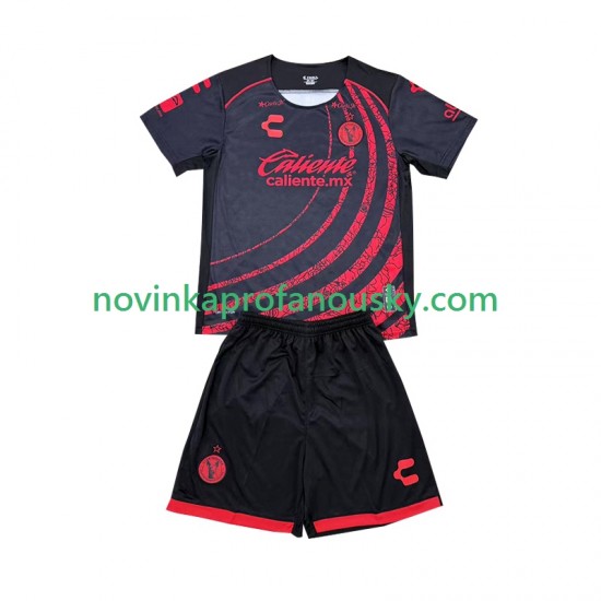 Dres Club Tijuana Domácí Fotbalové Dresy pro Děti 2024-2025 Krátký rukáv