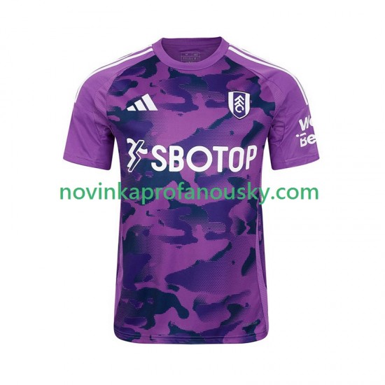 Fulham Dres Alternativní Fotbalové Dresy pro Muže 2024-2025 Krátký rukáv