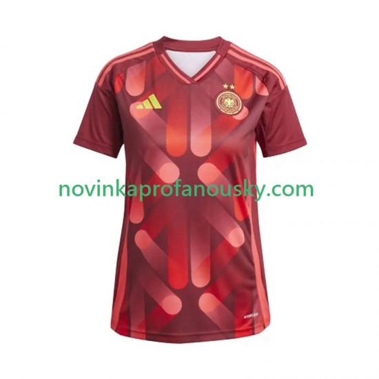 Německo Dres Venkovní Fotbalové Dresy pro Ženy 2025 Krátký rukáv