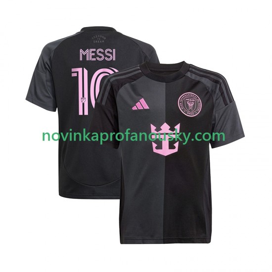 Inter Miami Dres Lionel Messi 10 Venkovní Fotbalové Dresy pro Muže 2025 Krátký rukáv
