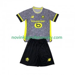 LOSC Lille Dres Alternativní Fotbalové Dresy pro Děti 2024-2025 Krátký rukáv