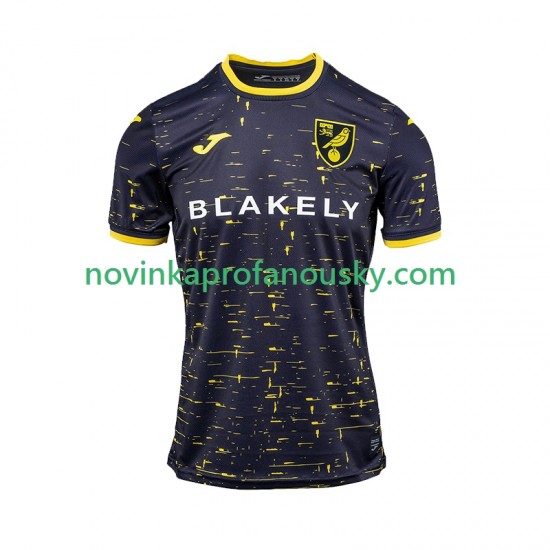 Norwich City Dres Venkovní Fotbalové Dresy pro Muže 2024-2025 Krátký rukáv