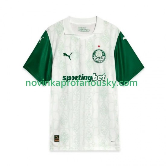 Palmeiras Dres Venkovní Fotbalové Dresy pro Muže 2025 Krátký rukáv