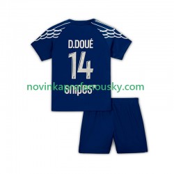 Paris Saint-Germain Dres Desire Doue 14 Čtvrtý Fotbalové Dresy pro Děti 2024-2025 Krátký rukáv