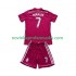 Real Madrid Dres Cristiano Ronaldo 7 2014 2015 Retro Venkovní Fotbalové Dresy pro Děti Krátký rukáv