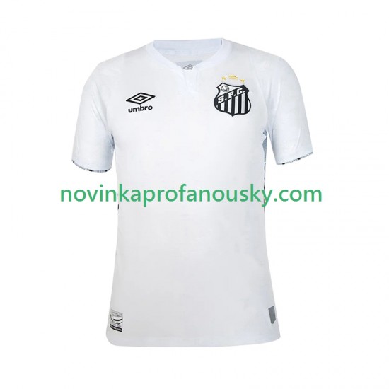Santos FC Dres Domácí Fotbalové Dresy pro Muže 2024-2025 Krátký rukáv